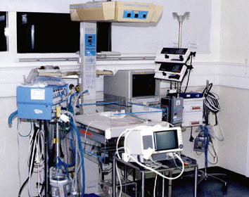 The Intensive Care Equipment which supported Daniel