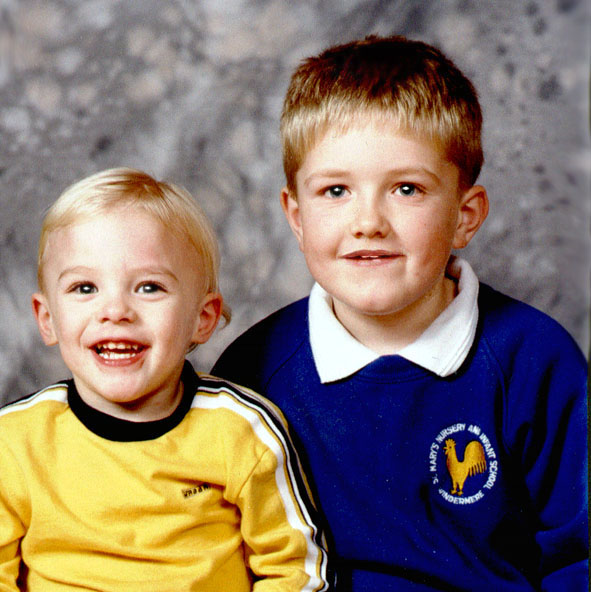 Daniel aged two and a half & Christopher aged 7 years